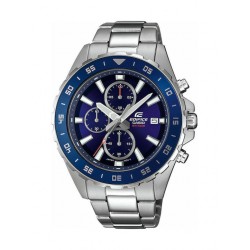 CASIO EDIFICE CHRONOGRAPH SILVER STAINLESS STEEL BRACELET EFR-568D-2AVUEF