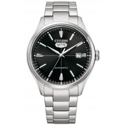 CITIZEN AUTOMATIC SILVER STAINLESS STEEL BRACELET NH8391-51E