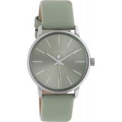 OOZOO Timepieces Grey Leather Strap C10723