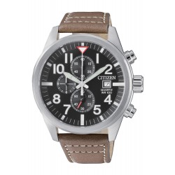 CITIZEN Brown Leather Chronograph AN3620-01H