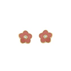 Σκουλαρίκια Jools από ασήμι 925 σε σχήμα λουλουδιού JN2717-E